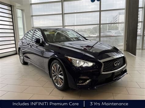 New 2023 INFINITI Q50 LUXE AWD SEDAN In Westborough 21691 Herb