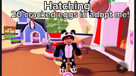 Hatching 20 Cracked Eggs In Adopt Me Roblox Adopt Me YouTube