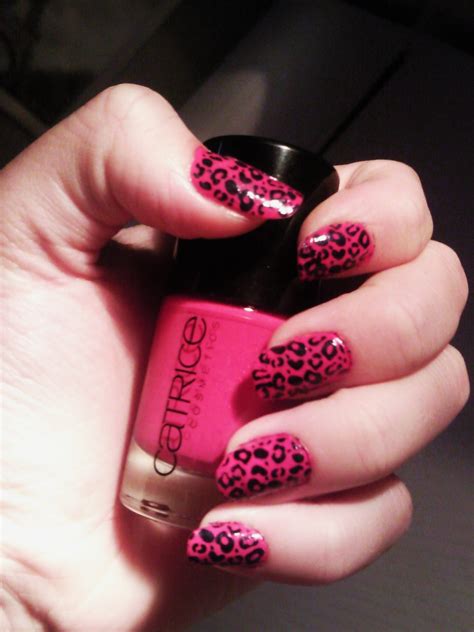 Pink Leopard Nails By Sasxcha On Deviantart