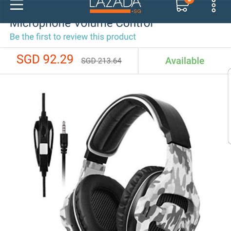 Cool Snow Camouflage Design Sades SA 810 Gaming Headset Audio