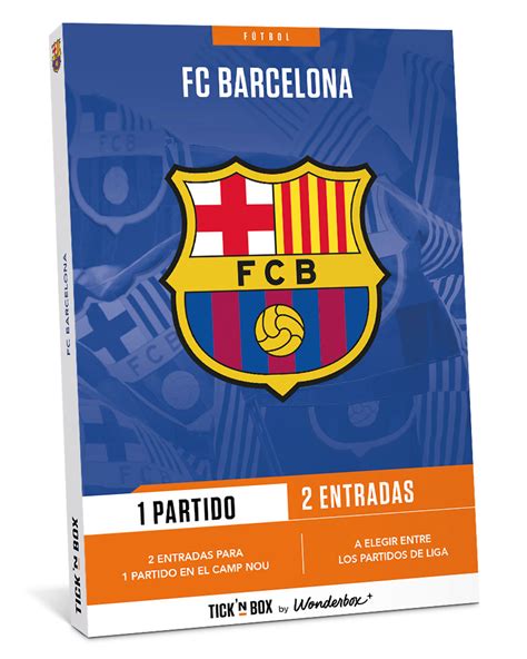 Cofre Regalo FC Barcelona 2 Entradas Wonderbox