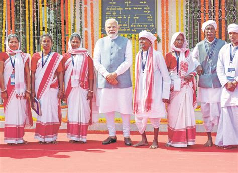 Modi First PM To Visit Birsa Mundas Native Village The Daily Guardian