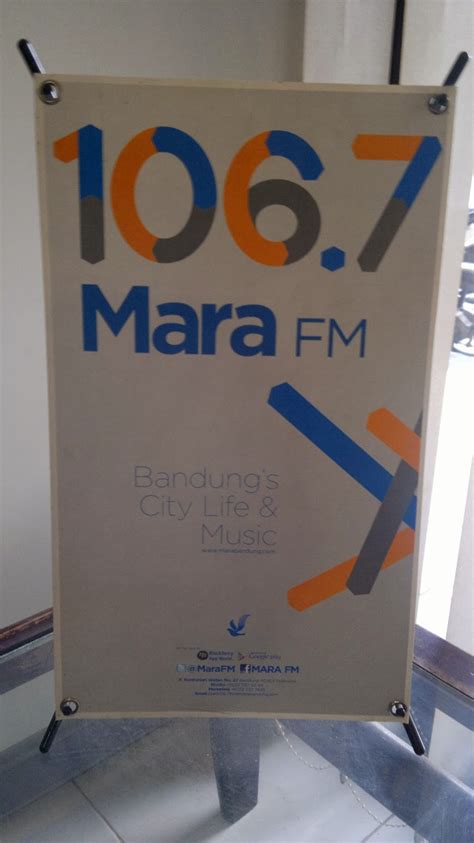 Radio Branding Materials Studio Office Interior Mara Fm