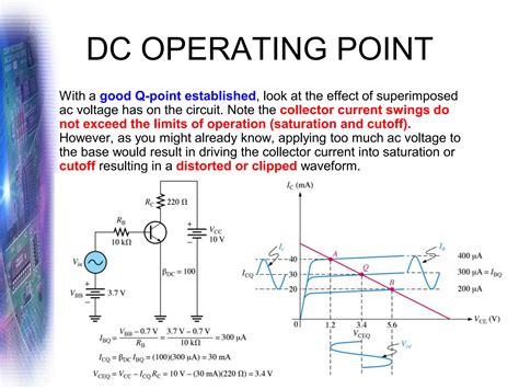 Dc Biasing Bipolar Junction Transistors Bjts Ppt