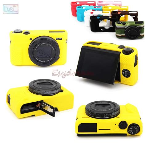 Rubber Silicon Case Body Cover Protector Soft Frame Housign For Canon