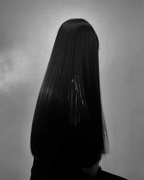 Pin By Almond Milk On Ch Femme Straight Black Hair Long Shiny