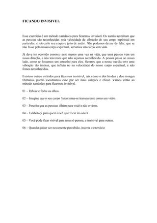 Ficando Invisivel Pdf