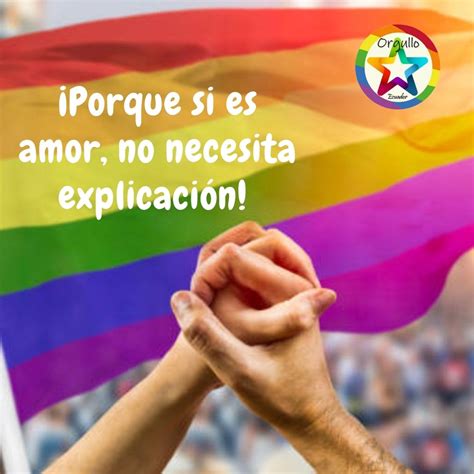 ¡porque Si Es Amor No Necesita Explicación Orgullo Lgbti Ecuador