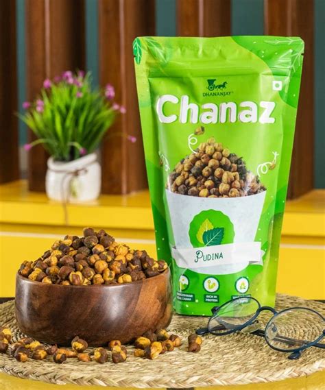 Dhananjay Roasted Pudina Chana Packaging Size G Packaging Type