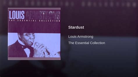 Youtube Louis Armstrong Stardust | Paul Smith