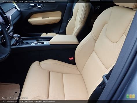 Amber/Charcoal 2021 Volvo XC60 Interiors | GTCarLot.com