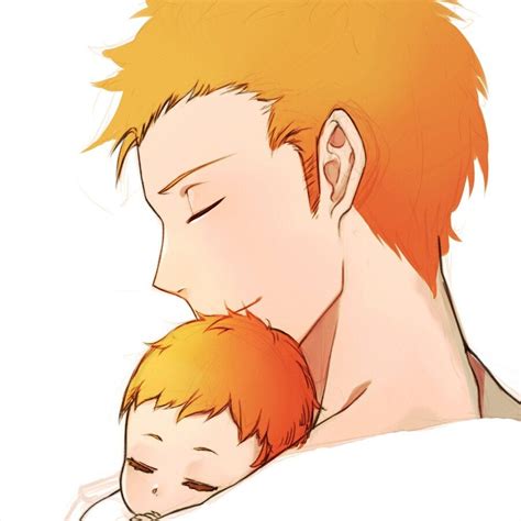 Father And Son Bleach Ichigo Kurosaki And Kazui Kurosaki Bleach Pinterest Sons Anime And Manga