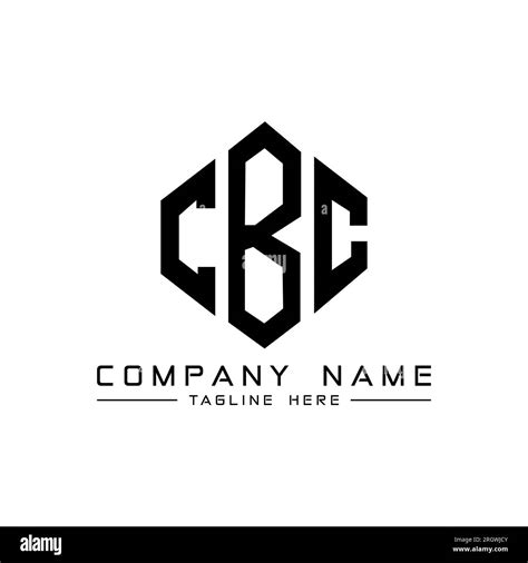 CBC letter logo design with polygon shape. CBC polygon and cube shape ...