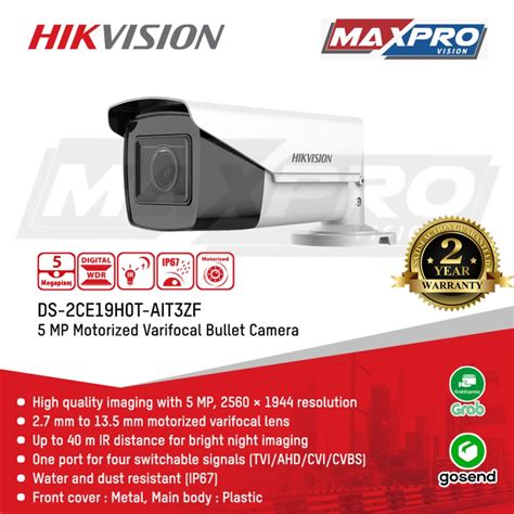 Jual Ds Ce H T Ait Zf Hikvision Turbo Hd Camera Mp Motorized Lens