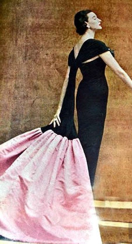 Dorian Leigh In Evening Gown By Balenciaga Photo By Richard Avedon