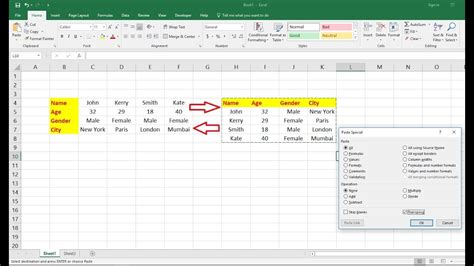 Ms Excel How To Convert Text Data Vertical To Horizontal To Vertical 31620 Hot Sex Picture