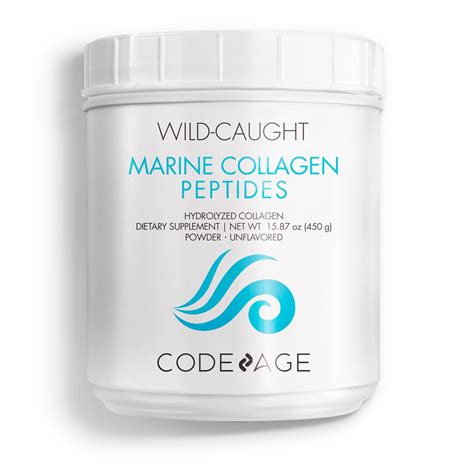 Codeage Wild Caught Marine Collagen Peptides Powder Type I And Iii Non Gmo 16oz