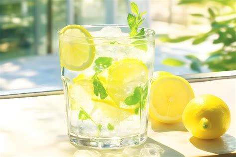 Premium AI Image | Zesty Lemon Infusion