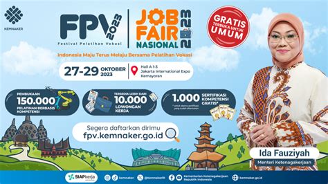 Kementerian Ketenagakerjaan Sukses Menutup Pelatihan Vokasi Dan Job