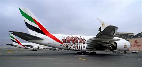 Emirates Showcases Its Sponsorship Of AC Milan At 30 000ft And Across