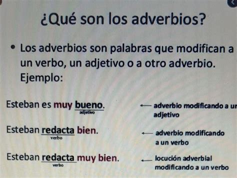 Ejemplos De Adverbios Que Modifican Al Adjetivo Educaci N Activa