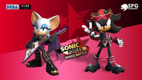 Sonic Forces Speed Battle Rockstar Rouge Vs Idol Shadow Showcase