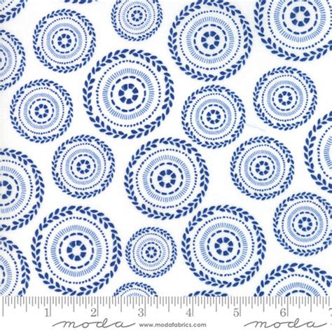 Harmony Blue Circles Moda Sweetwater Mysite