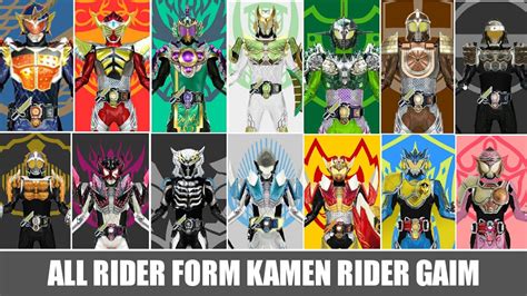 All Rider Form And Henshin Kamen Rider Gaim Flash Kamen Rider Gaim