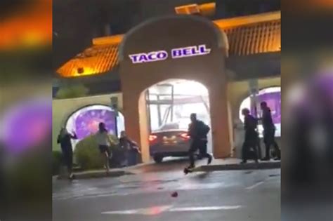 Driver Slams Through Maryland Taco Bell During Heated Fight