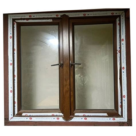 Brown UPVC Glass Window At Rs 750 Sq Ft UPVC Glass Window In