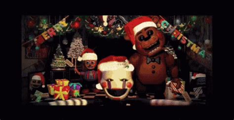 Merry Christmas Fnaf Puppet GIF – Merry Christmas Fnaf Puppet Celebrate ...