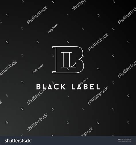 Black Label Logo Stock Vector (Royalty Free) 745973209 | Shutterstock