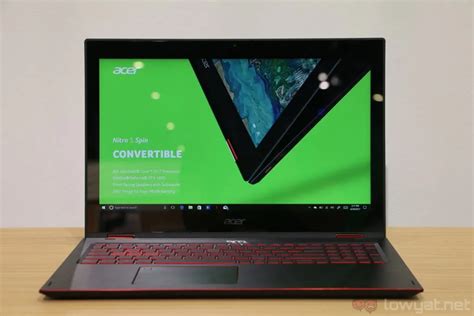 Acer Nitro 5 Spin Hands On A Modest Convertible Gaming Laptop For