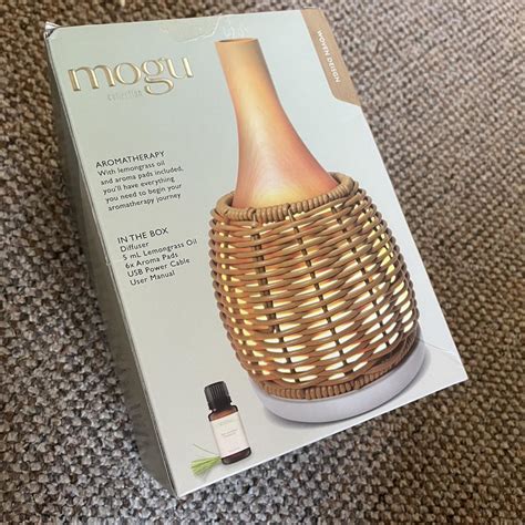 Mogu Wicker Aroma Diffuser With Soft Led Light And Depop