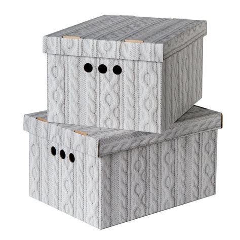 STYLISH 2pc Decorative Storage BOXES with Lid ARCHIVE A4 Box Cardboard ORGANISER | eBay in 2021 ...