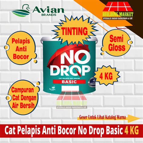 Jual Cat Tembok Exterior Tinting Pelapis Anti Bocor No Drop Basic Kg