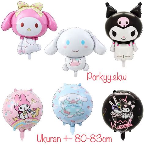 Jual Balon Foil Jumbo Sanrio Cinnamoroll My Melody Kuromi Balon