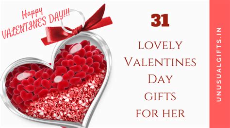 31 lovely Valentines Day gifts for her - Unusual Gifts