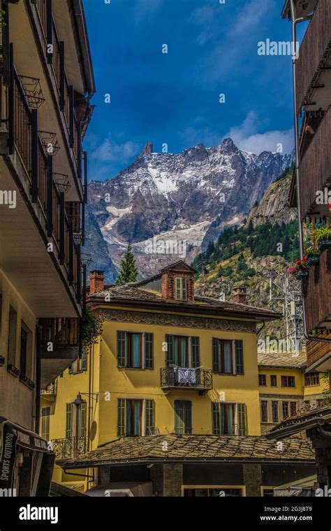 Italian alps village Stock Photo - Alamy