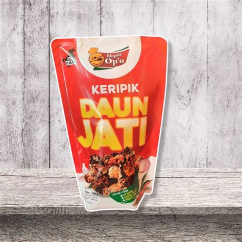 Jual Keripik Daun Jati Keripik Rasa Original Shopee Indonesia