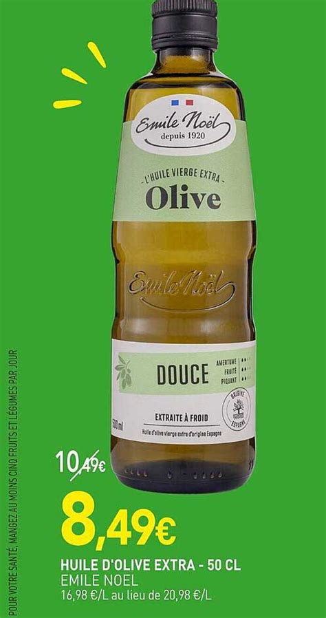 Promo Huile D olive Extra émile Noël 50 Cl chez NaturéO iCatalogue fr