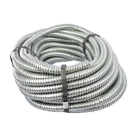 CONDUIT METÁLICO FLEXIBLE 1 3 CM X 20 M PLATA The Home Depot México