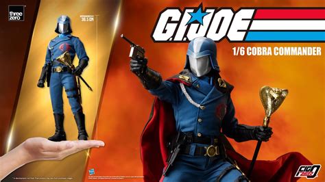 Threezero Fig Zero Cobra Commander GI Joe 1 6