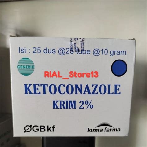 Jual Ketoconazole Krim 2 Kimia Farma 10gr Harga Perbox Kemasan Baru