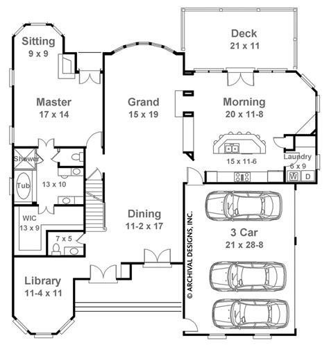 Limerick | Traditional Floor Plans | Basement Floor Plans