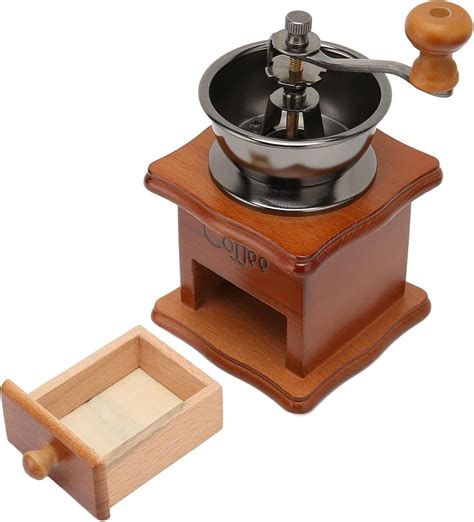 Amazon Manual Coffee Grinder Vintage Style Wooden Hand Coffee