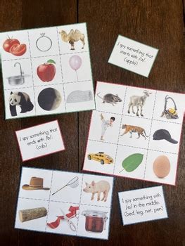 Beginning Ending Middle Sounds Bingo Montessori Inspired Sound Games