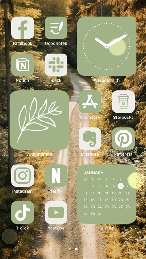 Sage Green Aesthetic App Icons Nature Wallpaper Backgrounds Ios 17 Home