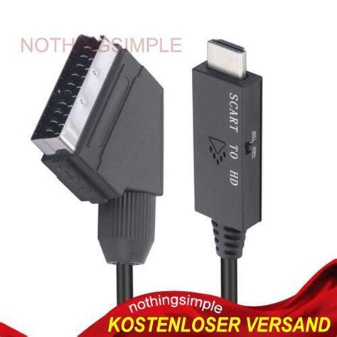 Scart Zu Hdmi Konverter Scart Zu Hdmi Kabel Video Adapter Scart Zu Hdmi