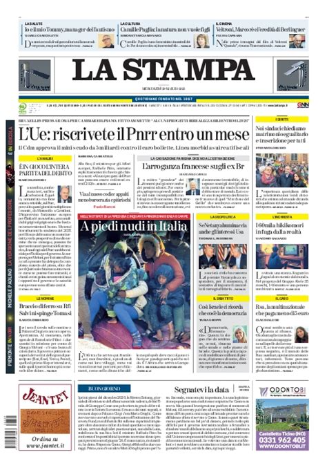 Massimo Giannini On Twitter Rt Lastampa Buongiorno Ecco La Prima